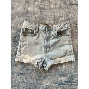 Forever 21 Light Wash Cuffed Denim Shorts Size 27